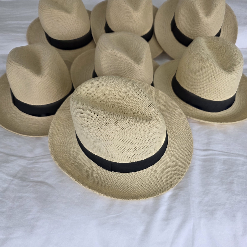 Halogen Cream Fedora with Black Band - Picture 2 of 7